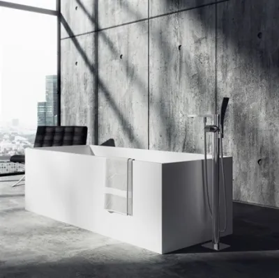 Frozen Tub 170 - Badkar 170x72, Massivt Matt VitSolidTec®