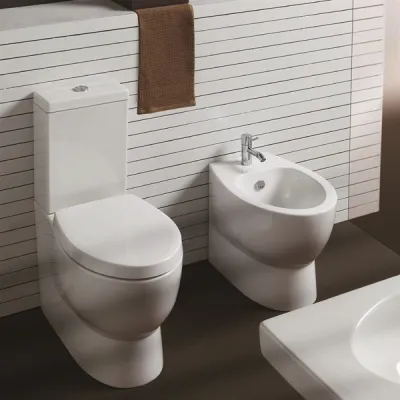 Spazio Universaltoilet LFT25 - Vitt porslin