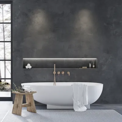 The Egg 181 - Badkar 181x93, Massiv Matt vit SolidTec®