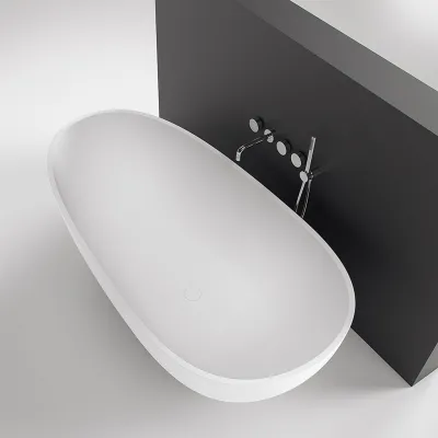 The Egg 181 - Badkar 181x93, Massiv Matt vit SolidTec®