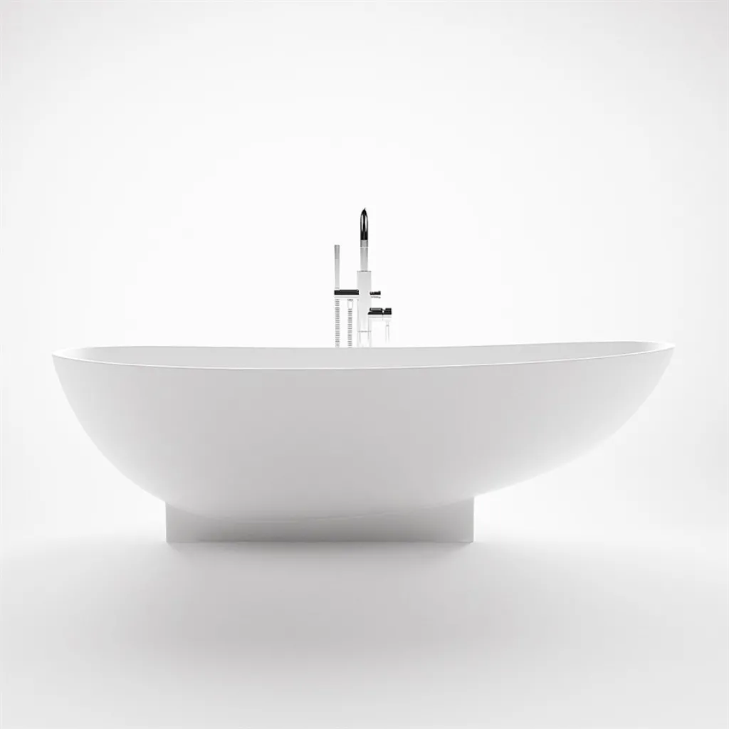 Boheme 182 - Badkar 182x82, Massiv Matt vit SolidTec®