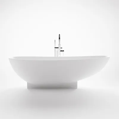 Boheme 182 - Badkar 182x82, Massiv Matt vit SolidTec®