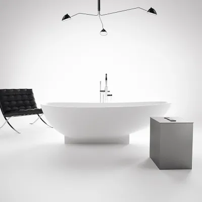 Boheme 182 - Badkar 182x82, Massiv Matt vit SolidTec®