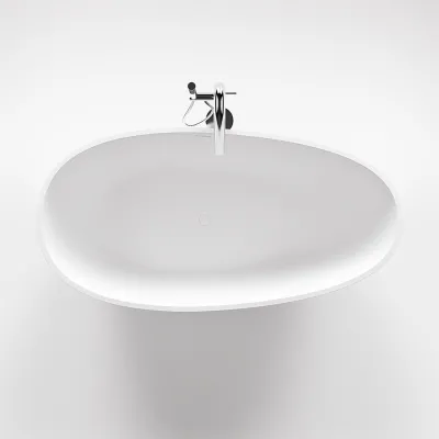 Boheme XL 170 - Badkar 170x88, Massivt Matt vit SolidTec®