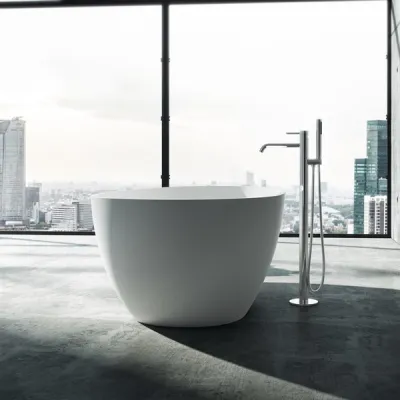 Boheme XL 180 - Badkar 180x90, Massiv Matt vit SolidTec®