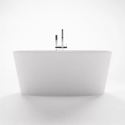 Casa 158 - Badkar 158 x 70, Solid Matt Vit SolidTec®