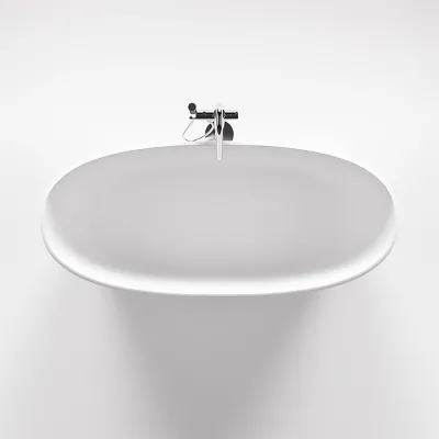 Casa 158 - Badkar 158 x 70, Solid Matt Vit SolidTec®