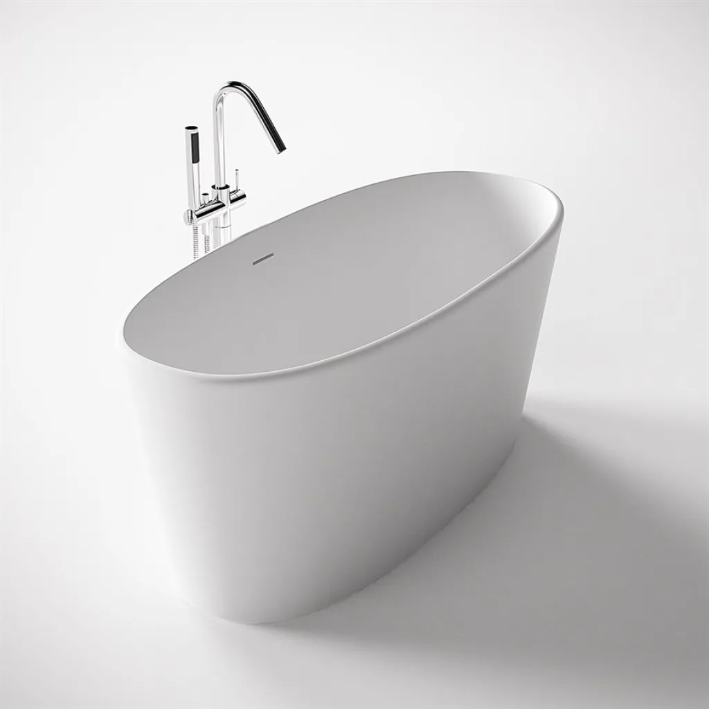 Casa 158 - Badkar 158 x 70, Solid Matt Vit SolidTec®