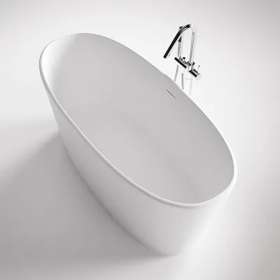 Casa 158 - Badkar 158 x 70, Solid Matt Vit SolidTec®