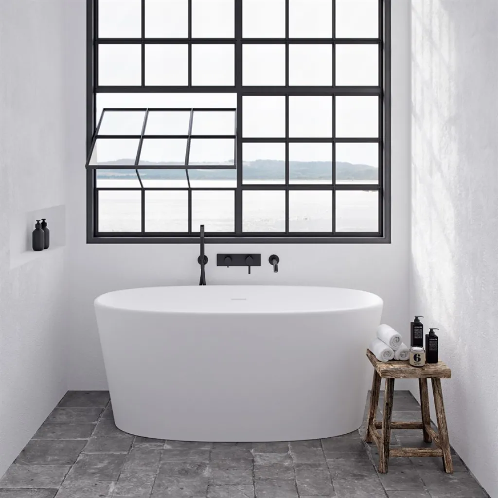 Casa 158 - Badkar 158 x 70, Solid Matt Vit SolidTec®