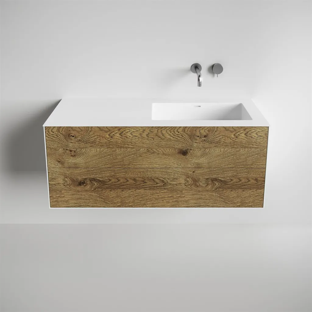 Copenhagen Chic 120R - Corian®, Raw Wild Oak