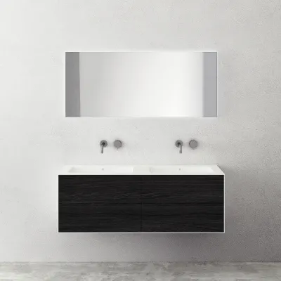 Copenhagen Chic 140D - Corian®, rökt svart ek