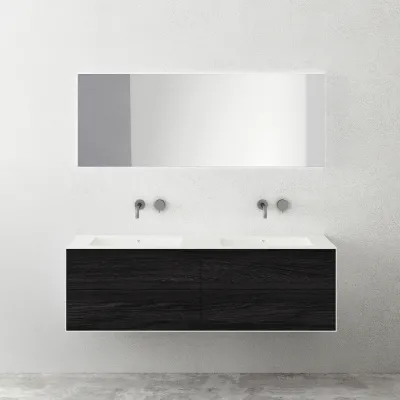 Copenhagen Chic 160D - Corian®, rökt svart ek
