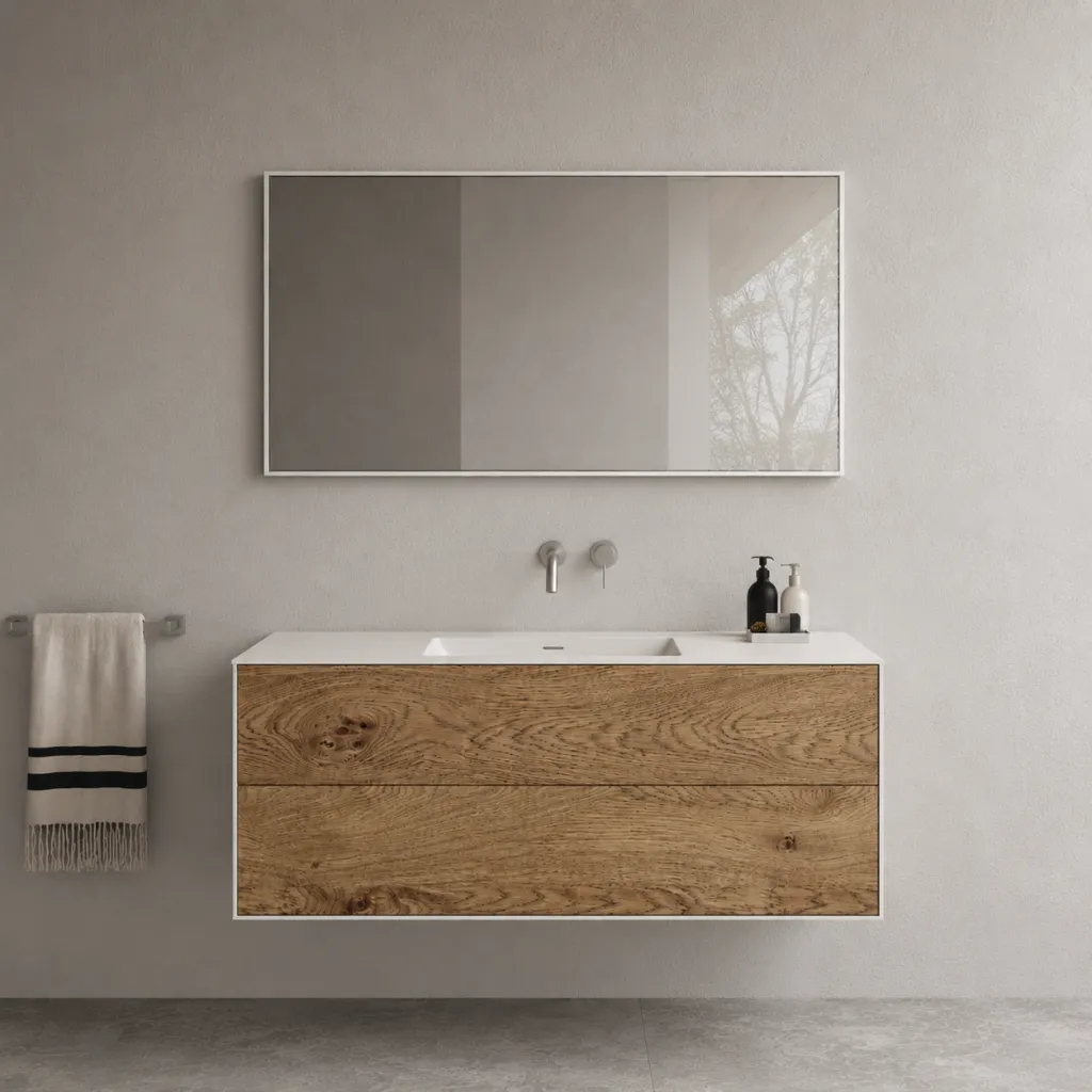 Copenhagen Chic 120 - Mathvid Corian® med rå vild ek