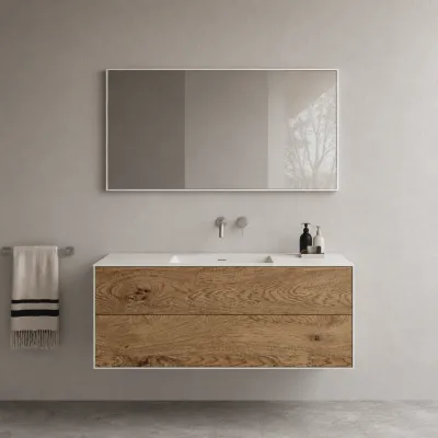 Copenhagen Chic 120 - Mathvid Corian® med rå vild ek