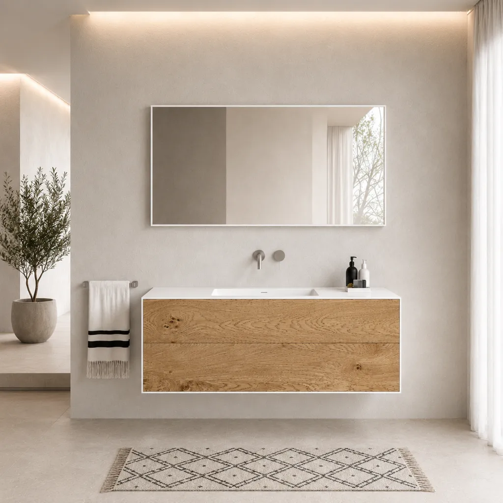 Copenhagen Chic 120 - Mathvid Corian® med rå vild ek
