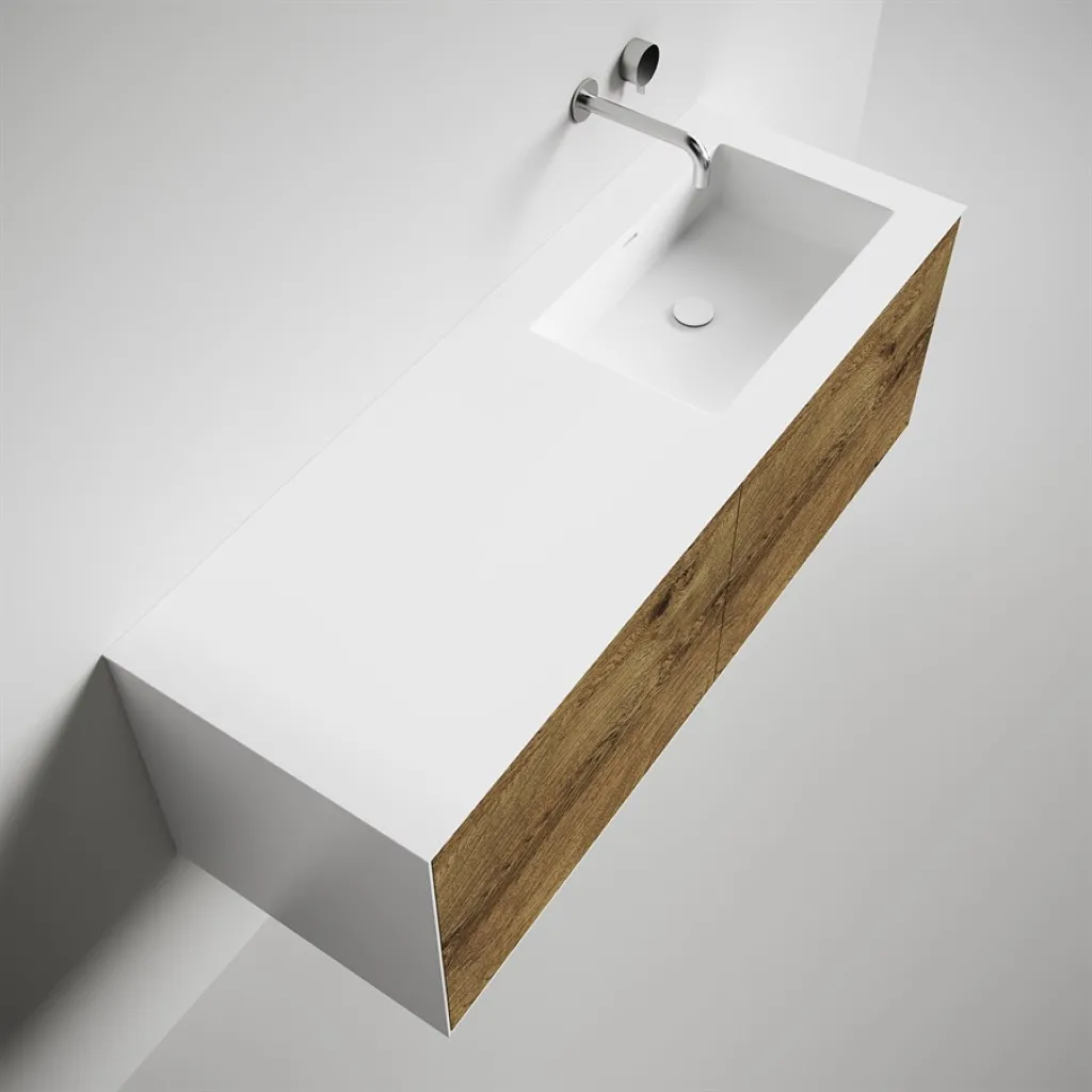 Copenhagen Chic 140R - Corian®, Raw Wild Oak