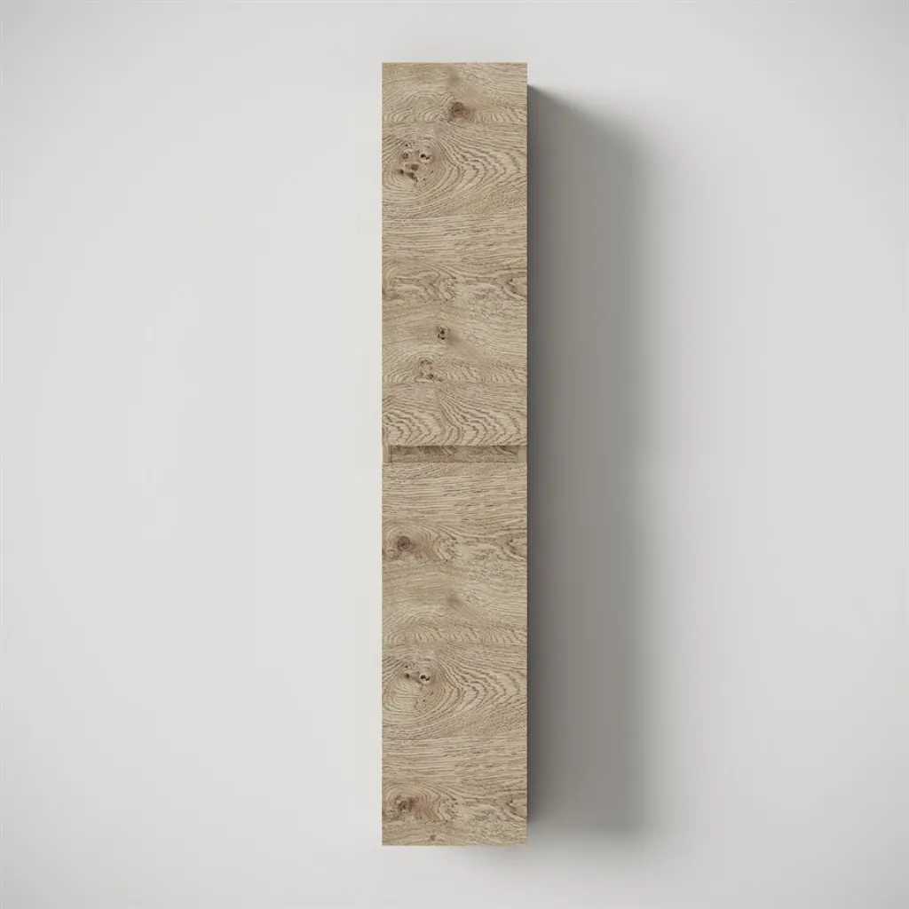 Copenhagen Front - 162x30x15 cm Högskåp, Raw Wild Oak