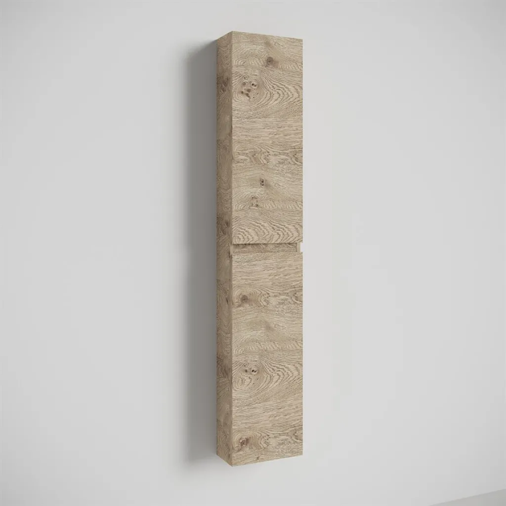 Copenhagen Front - 162x30x15 cm Högskåp, Raw Wild Oak