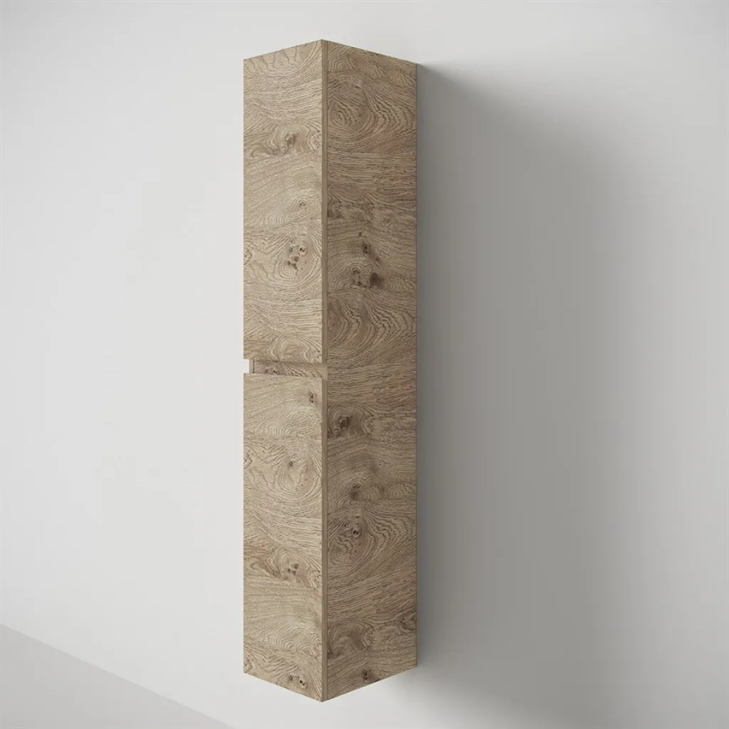Copenhagen Front - 162x30x35 cm Högskåp, Raw Wild Oak