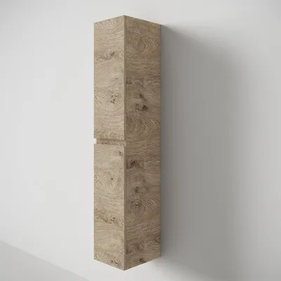 Copenhagen Front - 162x30x35 cm Högskåp, Raw Wild Oak