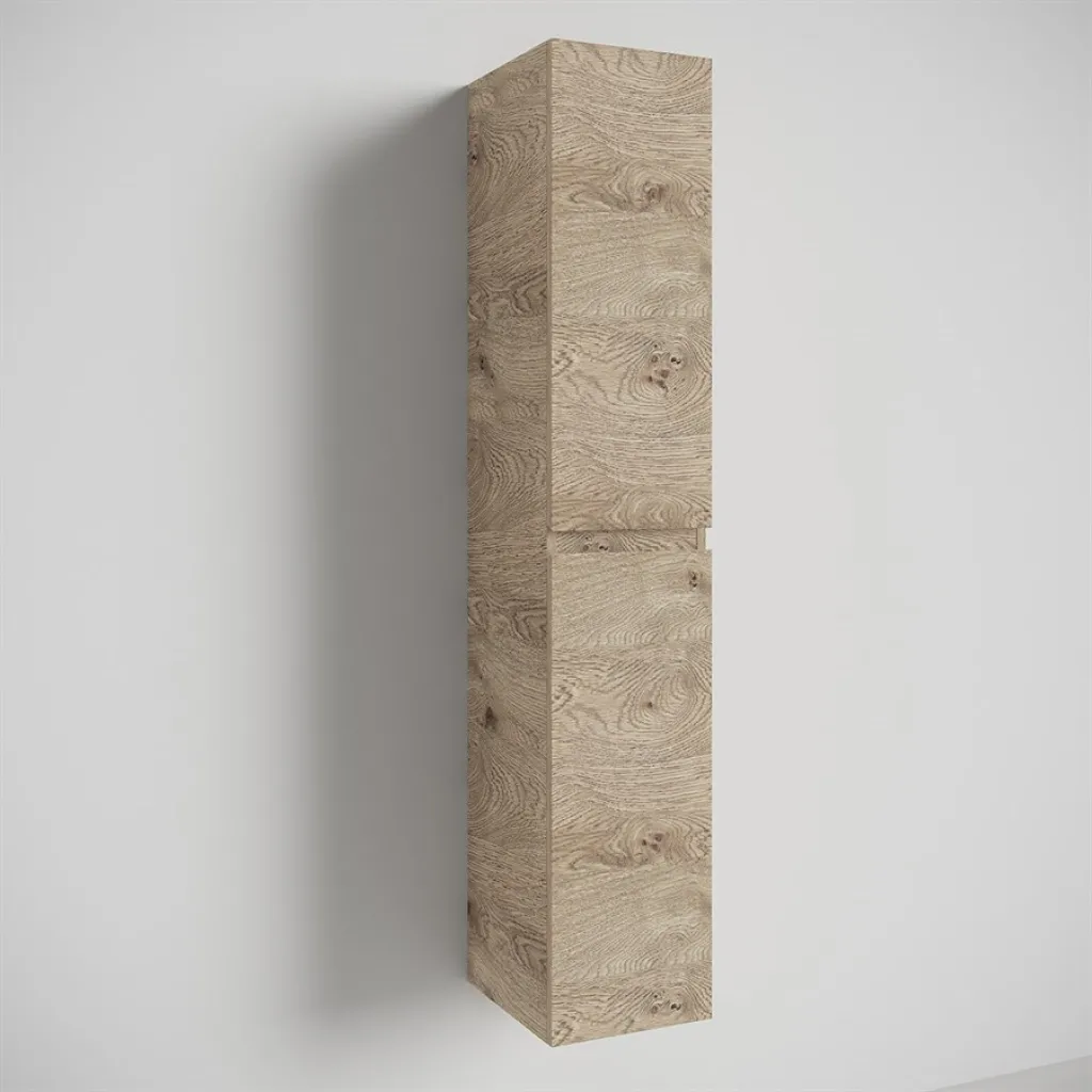 Copenhagen Front - 162x30x35 cm Högskåp, Raw Wild Oak