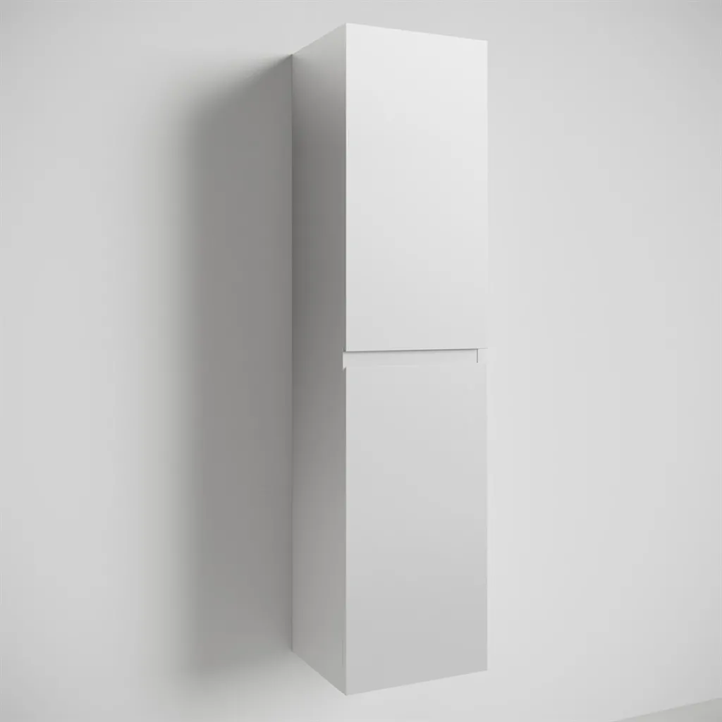 Copenhagen Front - 162x40x35 cm högskåp, matt vit