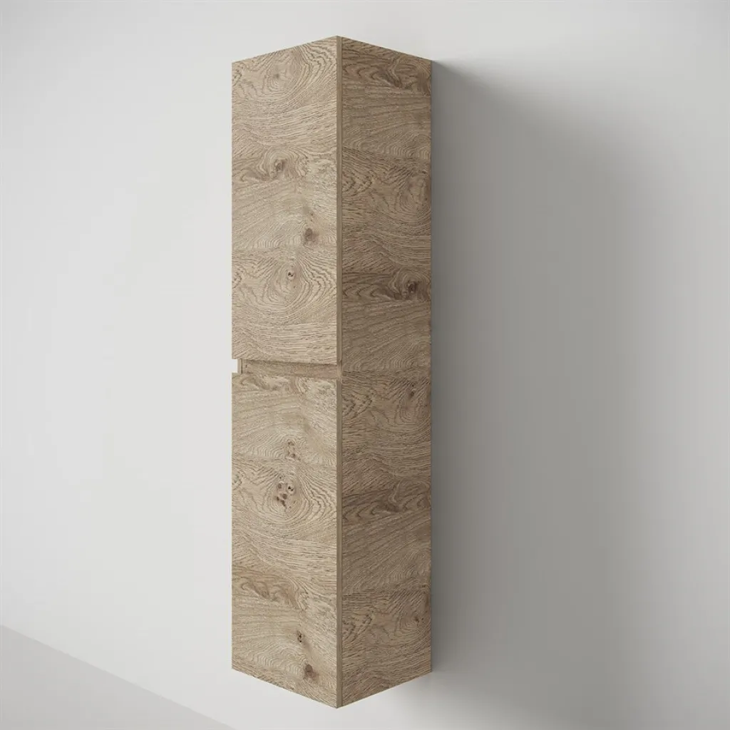 Copenhagen Front - 162x40x35 cm Högskåp, Raw Wild Oak