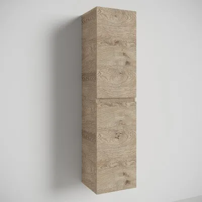 Copenhagen Front - 162x40x35 cm Högskåp, Raw Wild Oak