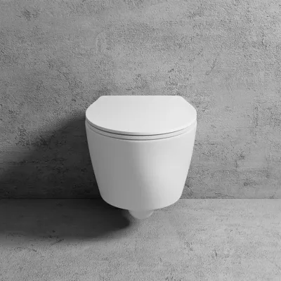 Spazio LFT18 - Vägghängd toalett, Matt White