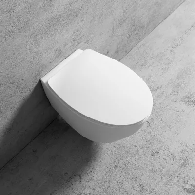 Spazio LFT18 - Vägghängd toalett, Matt White