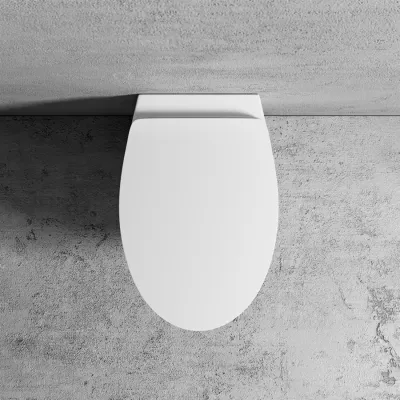 Spazio LFT18 - Vägghängd toalett, Matt White