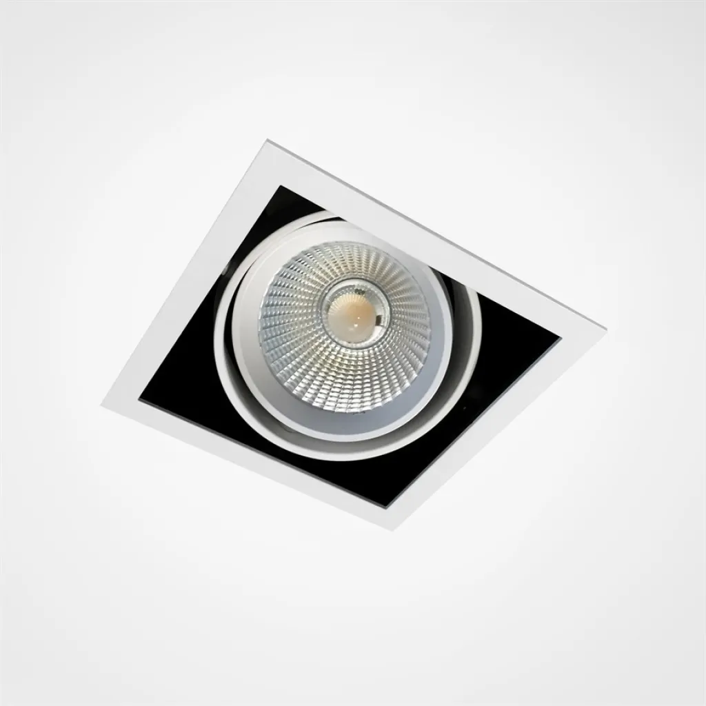 Exsite 1 LED - 130x130 mm, inkl. Driver och ljuskälla, Vit