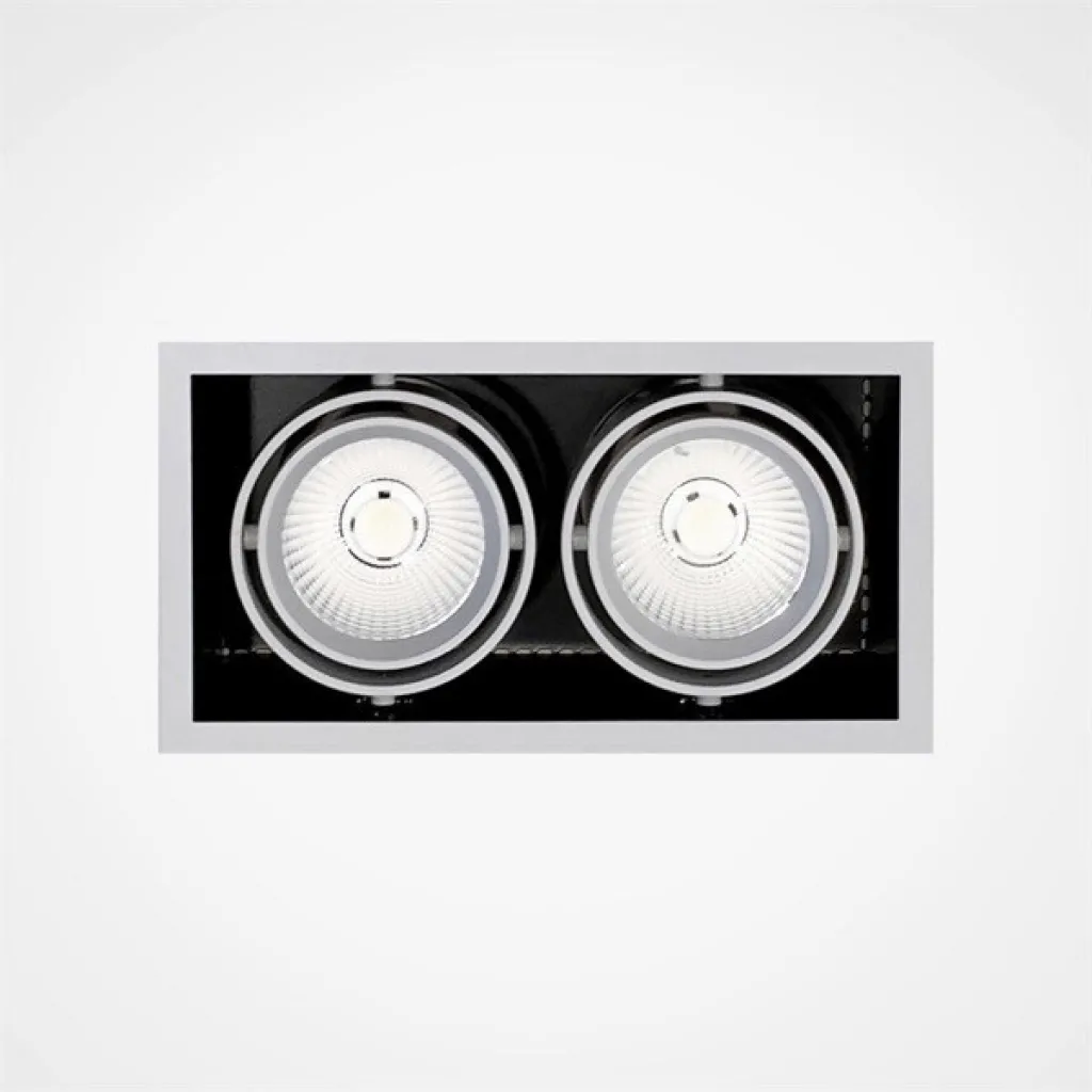 Exsite 2 LED - 245x130 mm, inkl. Driver och ljuskälla, Vit