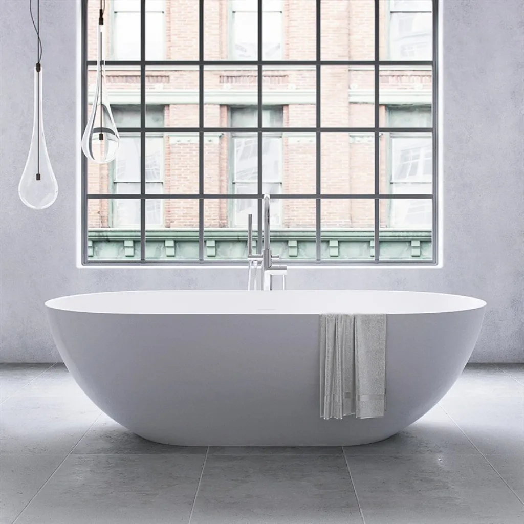 Pulcher® Mood 178 - Badkar 178x88, Matt Vit SolidTec®