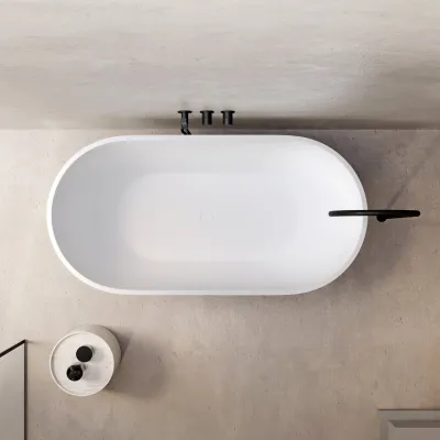 Pulcher® Mood 155 - Badkar 155x77, Matt Vit SolidTec®