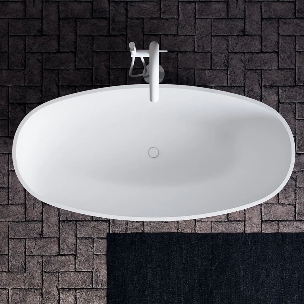 Pulcher® Mood 165 - Badkar 165x78, Matt Vit SolidTec®