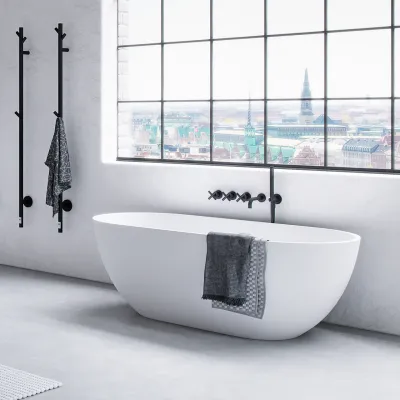 Pulcher® Mood 165 - Badkar 165x78, Matt Vit SolidTec®