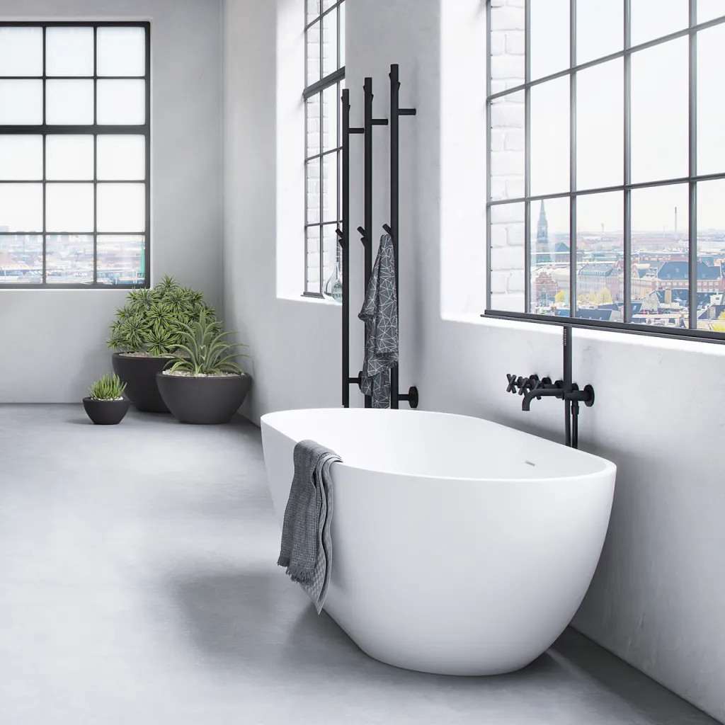 Pulcher® Mood 165 - Badkar 165x78, Matt Vit SolidTec®