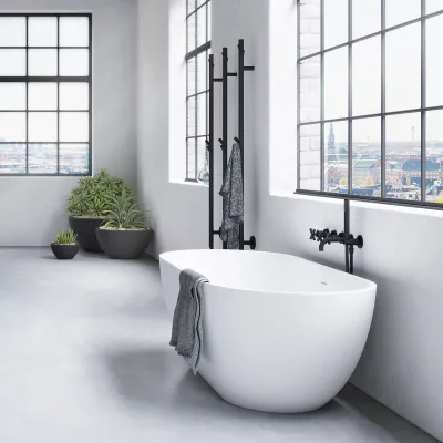 Pulcher® Mood 165 - Badkar 165x78, Matt Vit SolidTec®