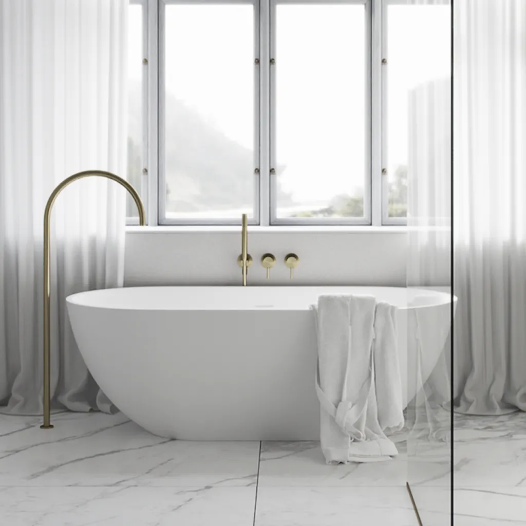 Pulcher® Mood 165 - Badkar 165x78, Matt Vit SolidTec®