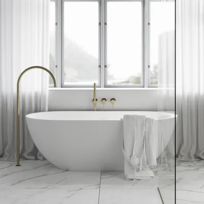 Pulcher® Mood 165 - Badkar 165x78, Matt Vit SolidTec®