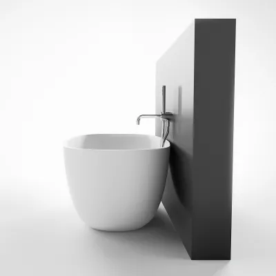 New Deep 170 - Badkar 170x72, Massiv Matt vit SolidTec®