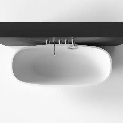 New Deep 170 - Badkar 170x72, Massiv Matt vit SolidTec®