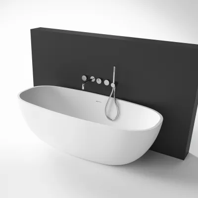 New Deep 170 - Badkar 170x72, Massiv Matt vit SolidTec®