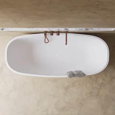 New Deep 170 - Badkar 170x72, Massiv Matt vit SolidTec®