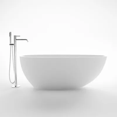 Boheme XL 150 - Badkar 150x76, Massiv Matt vit SolidTec®