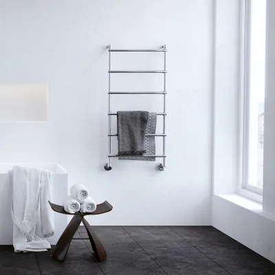 Vetro DeLuxe 442/6 - Vattenburen handdukstork, krom