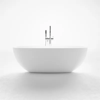 New Deep 162 - Badkar 162x80, Massiv Matt vit SolidTec®