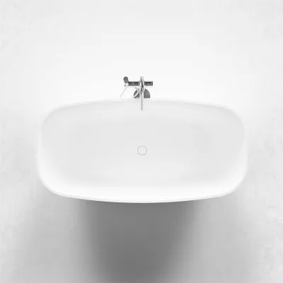 New Deep 162 - Badkar 162x80, Massiv Matt vit SolidTec®